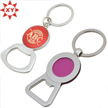 Custom Logo Zinc Alloy Metal Bottle Opener Keychain